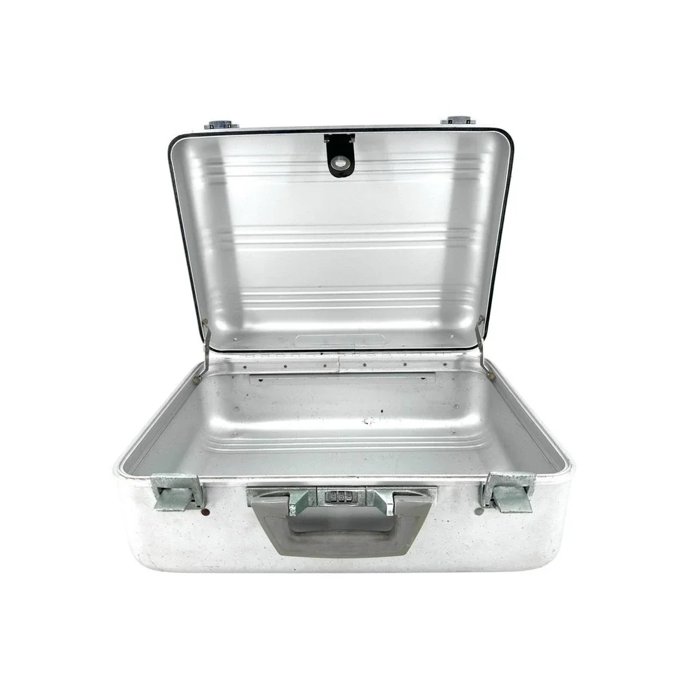 Vintage Aluminum Briefcase Suitcase Tool Case W/Snap-On Tool Pallet Insert *SEE